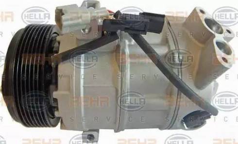 HELLA 8FK 351 322-661 - Компрессор кондиционера autospares.lv