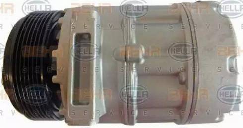 HELLA 8FK 351 322-661 - Компрессор кондиционера autospares.lv