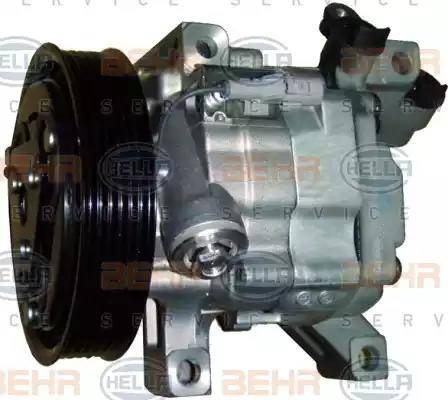 HELLA 8FK 351 322-021 - Компрессор кондиционера autospares.lv