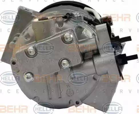 HELLA 8FK 351 322-151 - Компрессор кондиционера autospares.lv