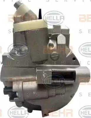 HELLA 8FK 351 322-111 - Компрессор кондиционера autospares.lv