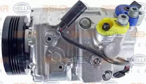 HELLA 8FK 351 322-251 - Компрессор кондиционера autospares.lv