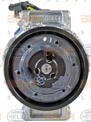 HELLA 8FK 351 322-251 - Компрессор кондиционера autospares.lv