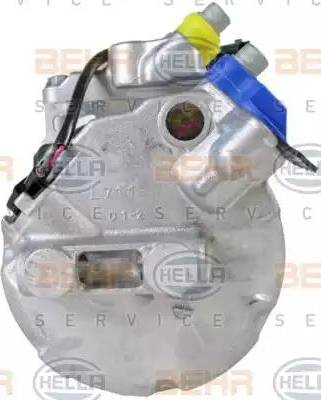 HELLA 8FK 351 322-251 - Компрессор кондиционера autospares.lv