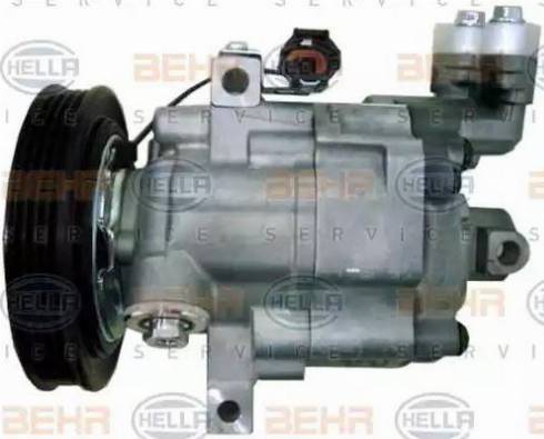 HELLA 8FK 351 322-211 - Компрессор кондиционера autospares.lv