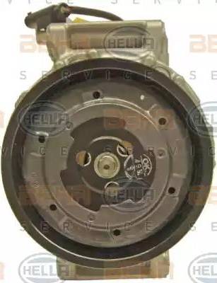 HELLA 8FK 351 322-751 - Компрессор кондиционера autospares.lv