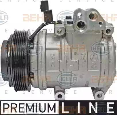 HELLA 8FK 351 273-451 - Компрессор кондиционера autospares.lv