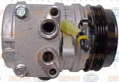 HELLA 8FK 351 273-401 - Компрессор кондиционера autospares.lv