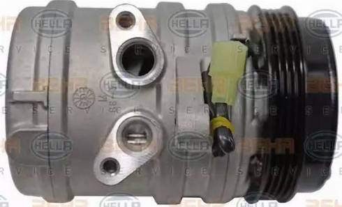 HELLA 8FK 351 273-411 - Компрессор кондиционера autospares.lv