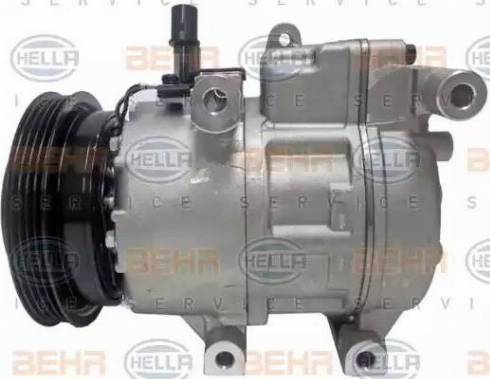 HELLA 8FK 351 273-481 - Компрессор кондиционера autospares.lv