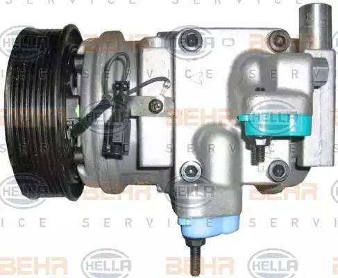 HELLA 8FK 351 273-431 - Компрессор кондиционера autospares.lv