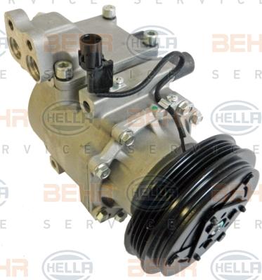 HELLA 8FK 351 273-681 - Компрессор кондиционера autospares.lv