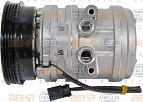 HELLA 8FK 351 273-031 - Компрессор кондиционера autospares.lv