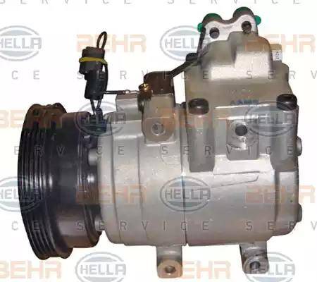 HELLA 8FK 351 273-071 - Компрессор кондиционера autospares.lv