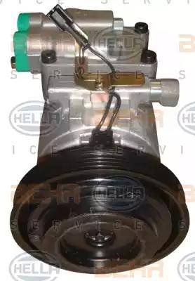 HELLA 8FK 351 273-151 - Компрессор кондиционера autospares.lv