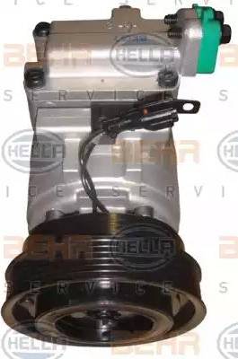 HELLA 8FK 351 273-161 - Компрессор кондиционера autospares.lv