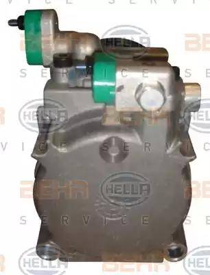 HELLA 8FK 351 273-131 - Компрессор кондиционера autospares.lv