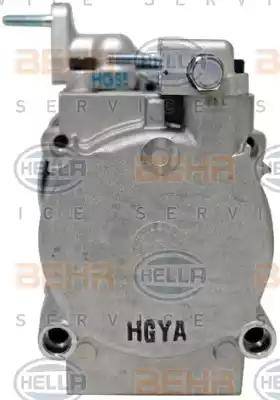 HELLA 8FK 351 273-121 - Компрессор кондиционера autospares.lv