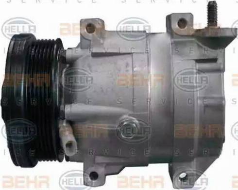 HELLA 8FK 351 273-341 - Компрессор кондиционера autospares.lv