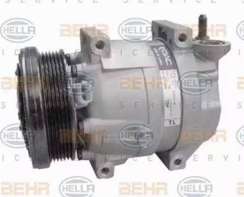 HELLA 8FK 351 273-351 - Компрессор кондиционера autospares.lv