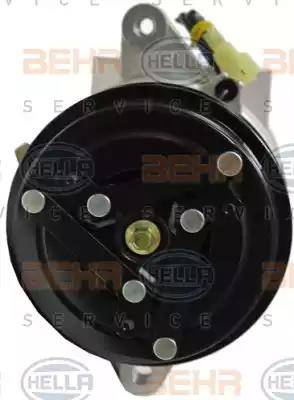 HELLA 8FK 351 273-381 - Компрессор кондиционера autospares.lv