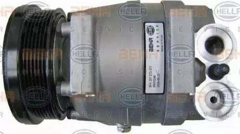 HELLA 8FK 351 273-371 - Компрессор кондиционера autospares.lv