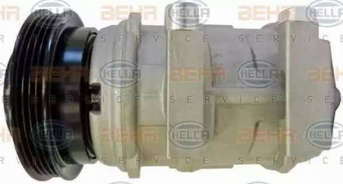 HELLA 8FK 351 273-711 - Компрессор кондиционера autospares.lv