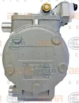 HELLA 8FK 351 273-711 - Компрессор кондиционера autospares.lv