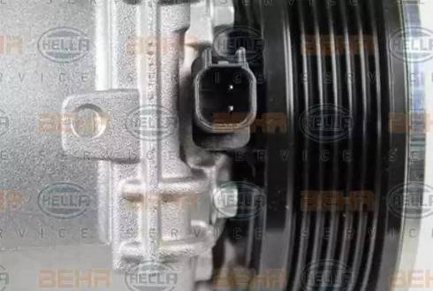 HELLA 8FK 351 272-431 - Компрессор кондиционера autospares.lv