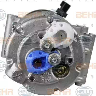 HELLA 8FK 351 272-421 - Компрессор кондиционера autospares.lv