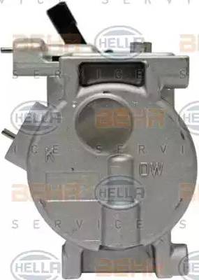 HELLA 8FK 351 272-081 - Компрессор кондиционера autospares.lv