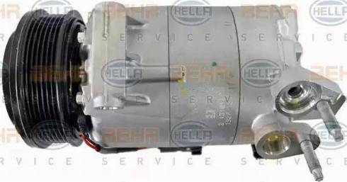 HELLA 8FK 351 272-191 - Компрессор кондиционера autospares.lv