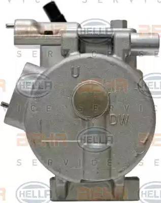 HELLA 8FK 351 272-121 - Компрессор кондиционера autospares.lv