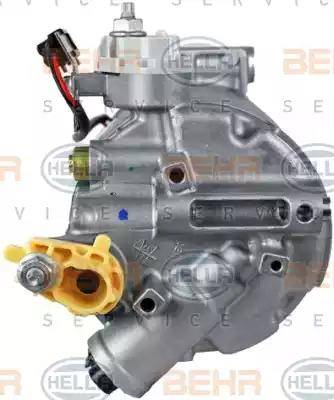 HELLA 8FK 351 272-361 - Компрессор кондиционера autospares.lv