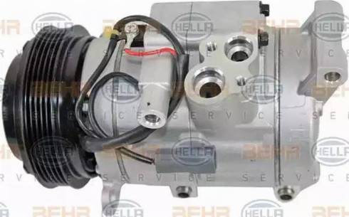 HELLA 8FK 351 272-261 - Компрессор кондиционера autospares.lv