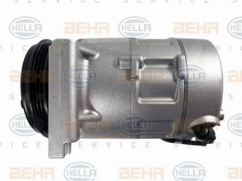 HELLA 8FK 351 272-721 - Компрессор кондиционера autospares.lv