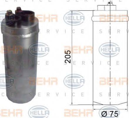 HELLA 8FT 351 192-431 - Осушитель, кондиционер autospares.lv