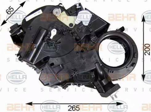 HELLA 8FV 351 211-781 - Испаритель, кондиционер autospares.lv