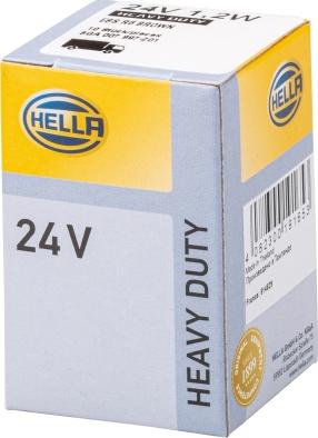 HELLA 8GA 007 997-201 - Лампа накаливания, освещение щитка приборов autospares.lv