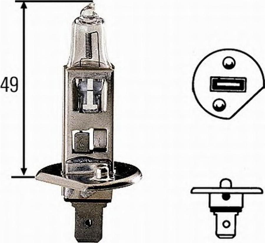 HELLA 8GH 002 089-135 - Лампа накаливания, противотуманная фара autospares.lv