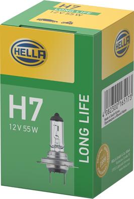HELLA 8GH 007 157-201 - Лампа накаливания, фара дальнего света autospares.lv