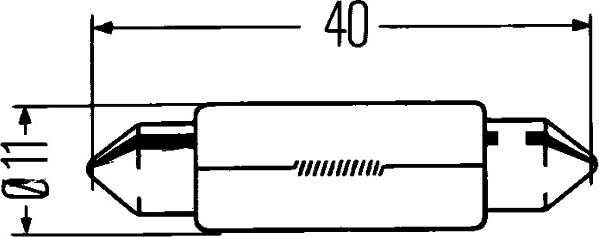 HELLA 8GM 002 091-131 - Лампа накаливания, фонарь указателя поворота autospares.lv