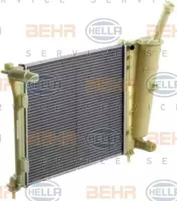 HELLA 8MK 376 900-221 - Радиатор, охлаждение двигателя autospares.lv