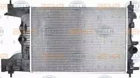 HELLA 8MK 376 910-241 - Радиатор, охлаждение двигателя autospares.lv