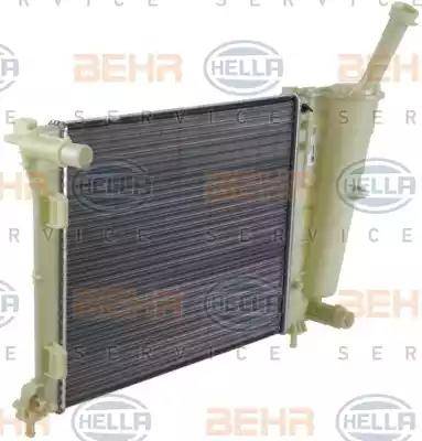 HELLA 8MK 376 790-051 - Радиатор, охлаждение двигателя autospares.lv