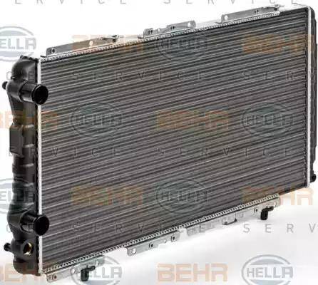 HELLA 8MK 376 700-561 - Радиатор, охлаждение двигателя autospares.lv