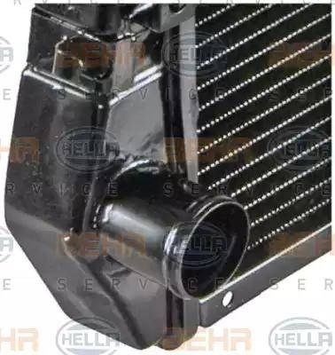 HELLA 8MK 376 708-661 - Радиатор, охлаждение двигателя autospares.lv