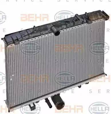 HELLA 8MK 376 714-401 - Радиатор, охлаждение двигателя autospares.lv