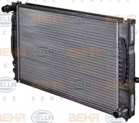 HELLA 8MK 376 715-331 - Радиатор, охлаждение двигателя autospares.lv