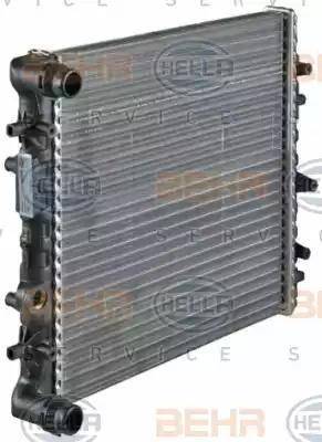 HELLA 8MK 376 716-231 - Радиатор, охлаждение двигателя autospares.lv